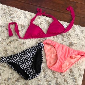 Bathing suit pieces